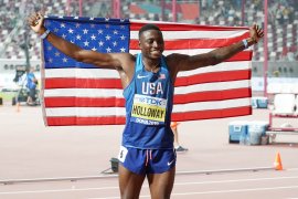 Kejuaraan dunia atletik, Grant Holloway rajai lari halang rintang 110m putra