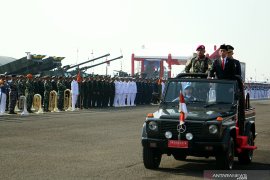 Peringatan HUT Ke-74 TNI, Presiden: Pemerintah tambah 60 jabatan perwira tinggi TNI