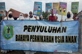 Mirip aksi demontrasi mahasiswa, DP3A Sosialisasikan programnya.