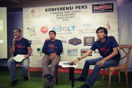 Pertama di Indonesia, Pekanbaru gelar pameran karya seniman nasional di billboard