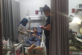 Pekerja Hotel Soechi International Medan terjatuh dari kanopi