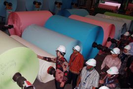 Delegasi INALAC kunjungi pabrik kertas