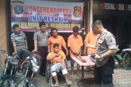 Polisi tembak bos 'Becak Hantu' di Medan