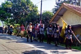 Anggota baru Mapala Satria UMP ikuti pendidikan dasar