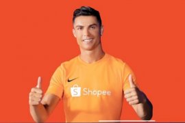 Cristiano Ronaldo dongkrak penjualan Shopee