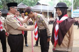 Bupati HSS buka Perkemppres ke-6 Kwarcab Pramuka