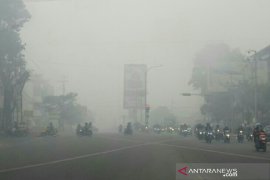 Potensi hujan kurang, Intensitas asap di Kota Palembang berpotensi meningkat