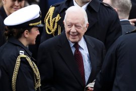 Mantan Presiden AS Jimmy Carter masuk rumah sakit