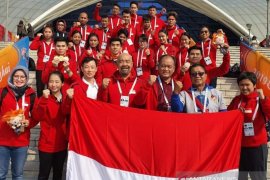Kontingen Indonesia tambah perolehan emas Kejuaraan Dunia Wushu