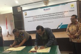 PLN - Polda Aceh tandatangani kerja sama pengamanan instalasi dan aset