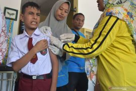 Puluhan anak imigran di Pekanbaru dapat imunisasi MR, begini penjelasannya