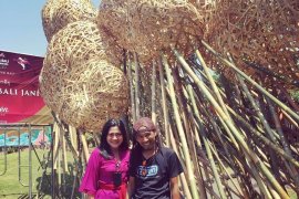 Seni instalasi "percantik" Taman Budaya Bali