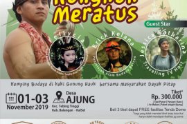 Ayo kemping bersama warga Dayak pada acara Rungkuk Meratus