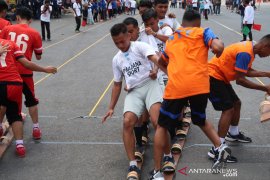 Banten juara umum Pekan Olahraga Tradisional