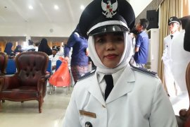 Rabaniah, kader sanitasi Desa Manduin Kabupaten Tabalong