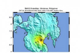 Gempa bermagnitudo 6,1 mengguncang Filipina