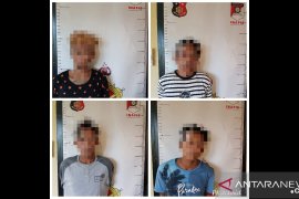 Polsek Mentewe grebek remaja pesta sabu di "Pondok"