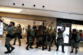 Kantor Berita Xinhua diserang, media China desak "aturan lebih tegas" di Hongkong