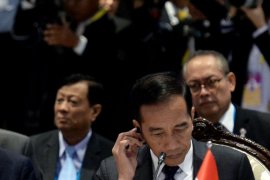 Presiden jokowi sampaikan pandangan untuk pemulihan situasi di Rakhine State