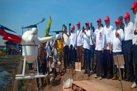 Drone dan traktor perahu sokong keberhasilan Demfarm Serasi