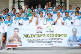 Sekprov Melepas Kontingen Fornas V