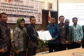 Bawaslu Bangka Tengah gelar rapat koordinasi songsong Pilkada 2020