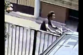 Penyiram cairan kimia ke siswi SMP di Kembangan tertangkap CCTV