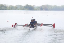 Tim Jabar, Jambi, dan Sulteng berbagi emas di dayung rowing Popnas