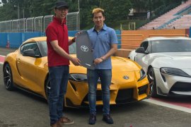 Marcus Gideon jadi pembeli pertama Toyota GR Supra edisi terbatas