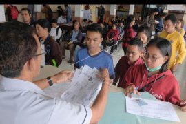 Antrean permohonan SKCK di Denpasar