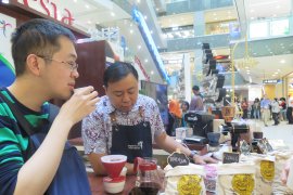Kopi jadi andalan pelajar Indonesia di  Nanjing