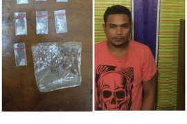 Warga Tanjungpura miliki sabu-sabu ditangkap Satresnarkoba Polres Langkat