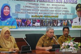 Fathul Halim Buka Penilaian Lomba Pokja IV TP PKK Kaltim
