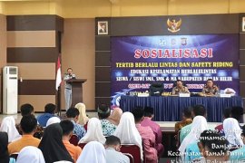 Jasa Raharja edukasi 75 pelajar jadi pelopor keselamatan berlalulintas