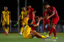 Penampilan Kapten Timnas U-22 Andy Setyo dapat pujian dari pelatih Brunei Darussalam