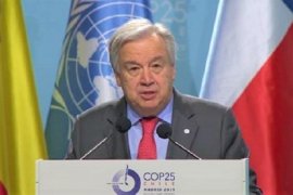 Sekjen PBB Antnio Guterres desak dunia serius tangani darurat iklim