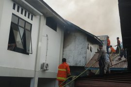 Kebakaran Gereja GKE Putussibau hanguskan bagian belakang gereja