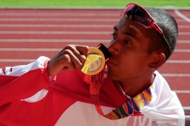 Agus Prayogo hanya raih medali perak lari 10.000 meter