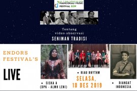 Penggiat seni Riau kembangkan tari Zapin dalam "Mancokau Music Festival"