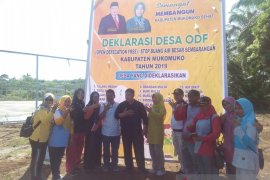 Mukomuko deklarasikan puluhan desa bebas BAB sembarangan