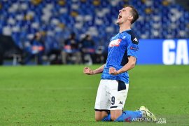 Liga Champions, trigol Milik ke gawang Genk antar Napoli melenggang