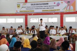 Dialog bersama warga, Bupati Tanah Datar sampaikan pembangunan dan program unggulan daerah