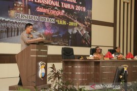 Kapolda Sulsel pimpin rakor lintas sektoral bahas kesiapan Ops Lilin 2019
