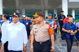 Menteri Perhubungan tiba di Bandara Syamsudin Noor