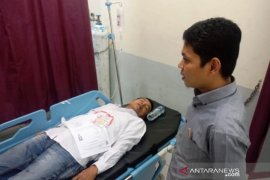 Seorang calon Panwascam Pantai Cermin kecelakaan saat akan ikuti ujian