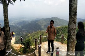 Menparekraf-Wamenparekraf kunjungi Kebun Teh Nglinggo di Kulon Progo DIY