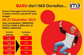 IM3 Ooredoo beri tambahan kuota 24 jam di akhir tahun