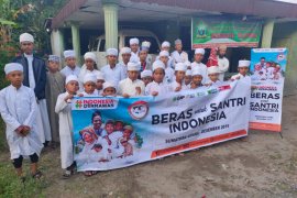 ACT Sumut salurkan bantuan ke Pesantren Sabilul Hafidzin.