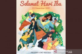 Jokowi mengunggah di IG, wajah Indonesia dibentuk kaum ibu