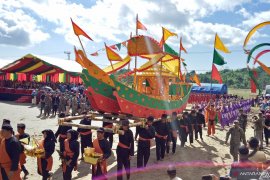 Puncak perayaan Iraw Tengkayu 2019